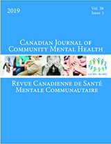 cover image Canadian Journal of Community Mental Health